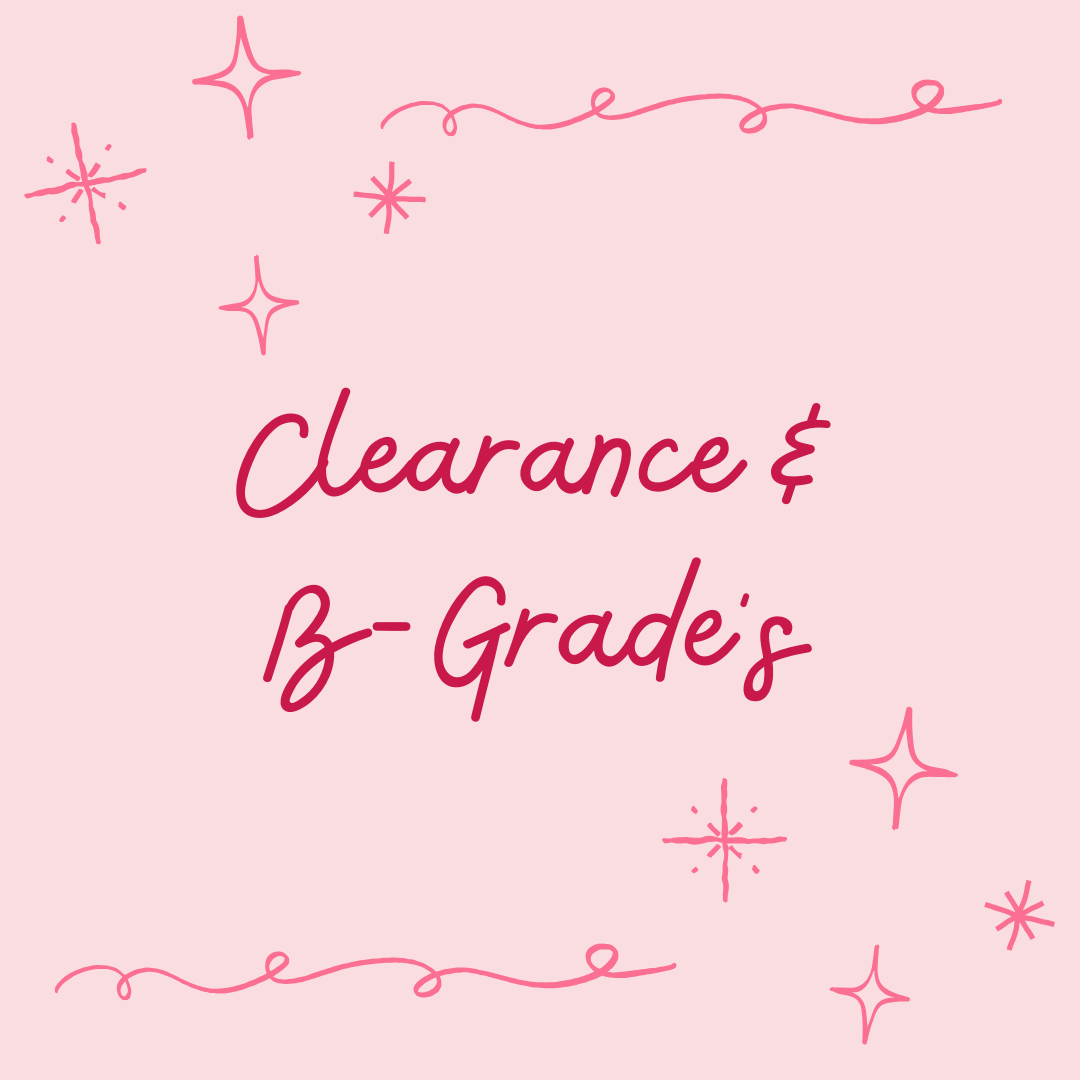 Clearance & Perfectly Imperfect (B-Grade) 🤍