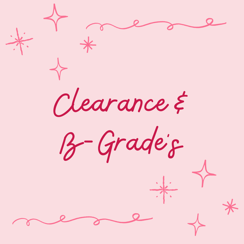 Clearance & Perfectly Imperfect (B-Grade) 🤍