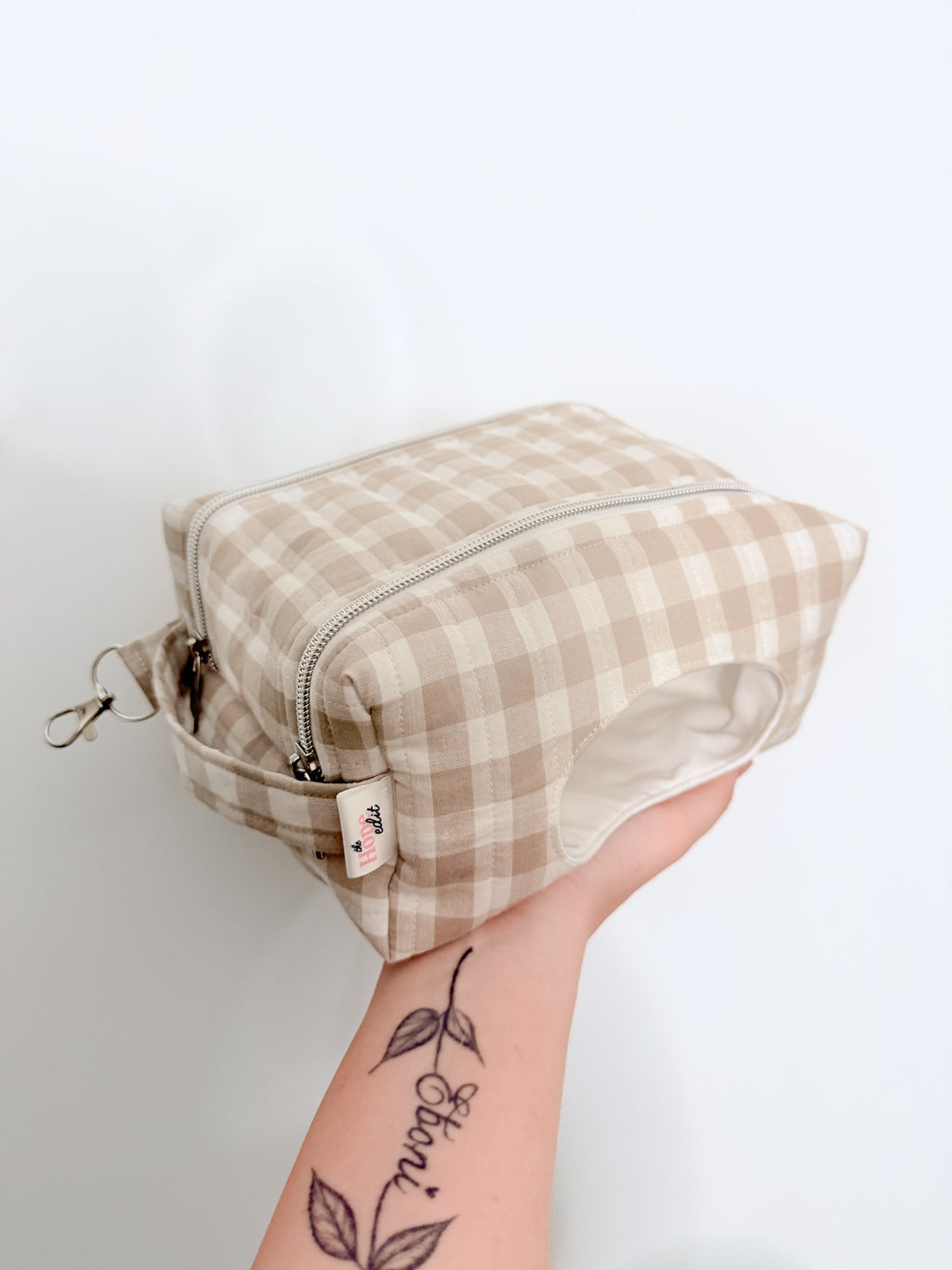 Aria Gingham - Essential Nappy Bag Organiser