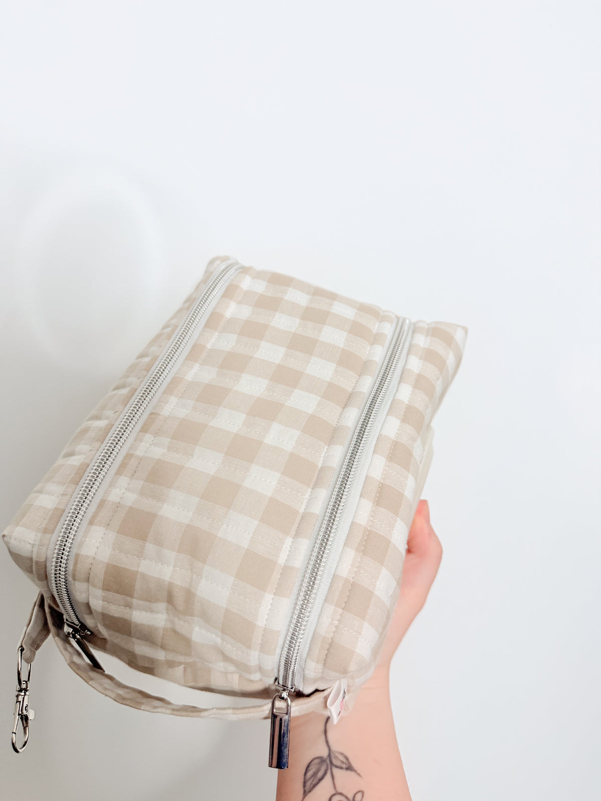Aria Gingham - Essential Nappy Bag Organiser