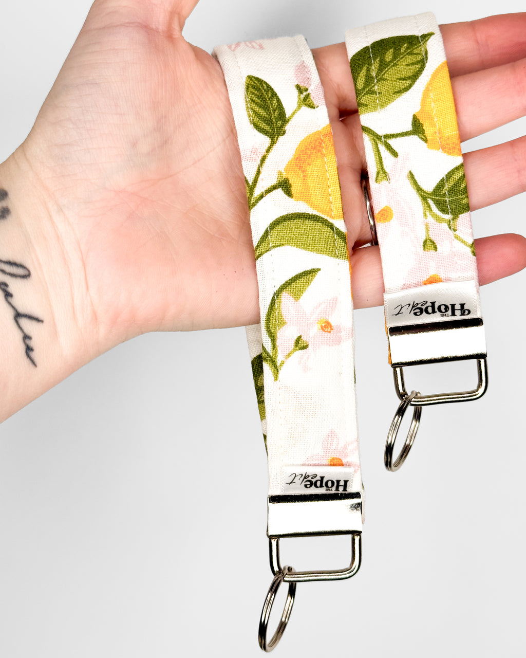 The Signature KeyFob Wristlet (Mama & Mini Sizes) – Lemon Squeeze