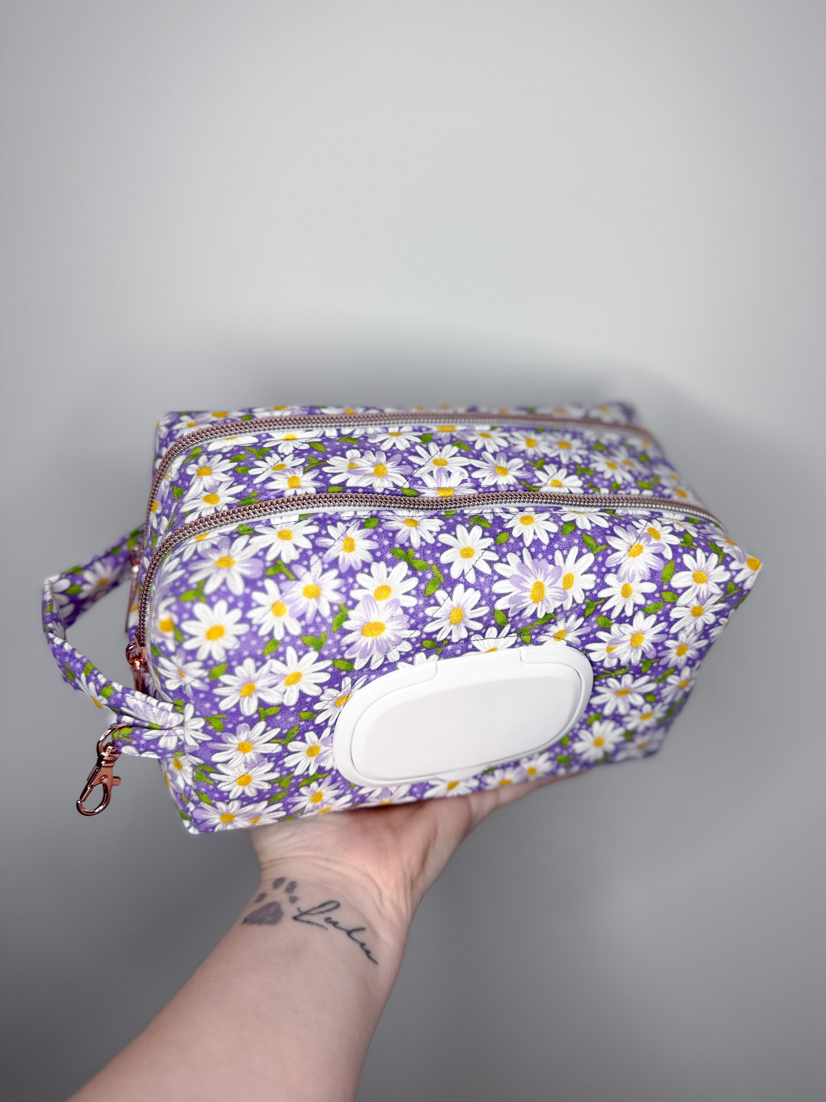 Custom made Quilted Nappy & Wipe Pouch | Essential Baby Wipe Pouch