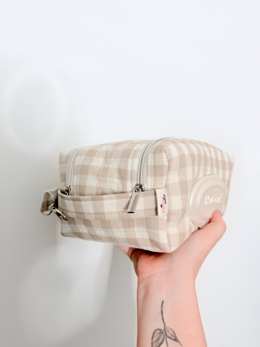 Aria Gingham - Essential Nappy Bag Organiser