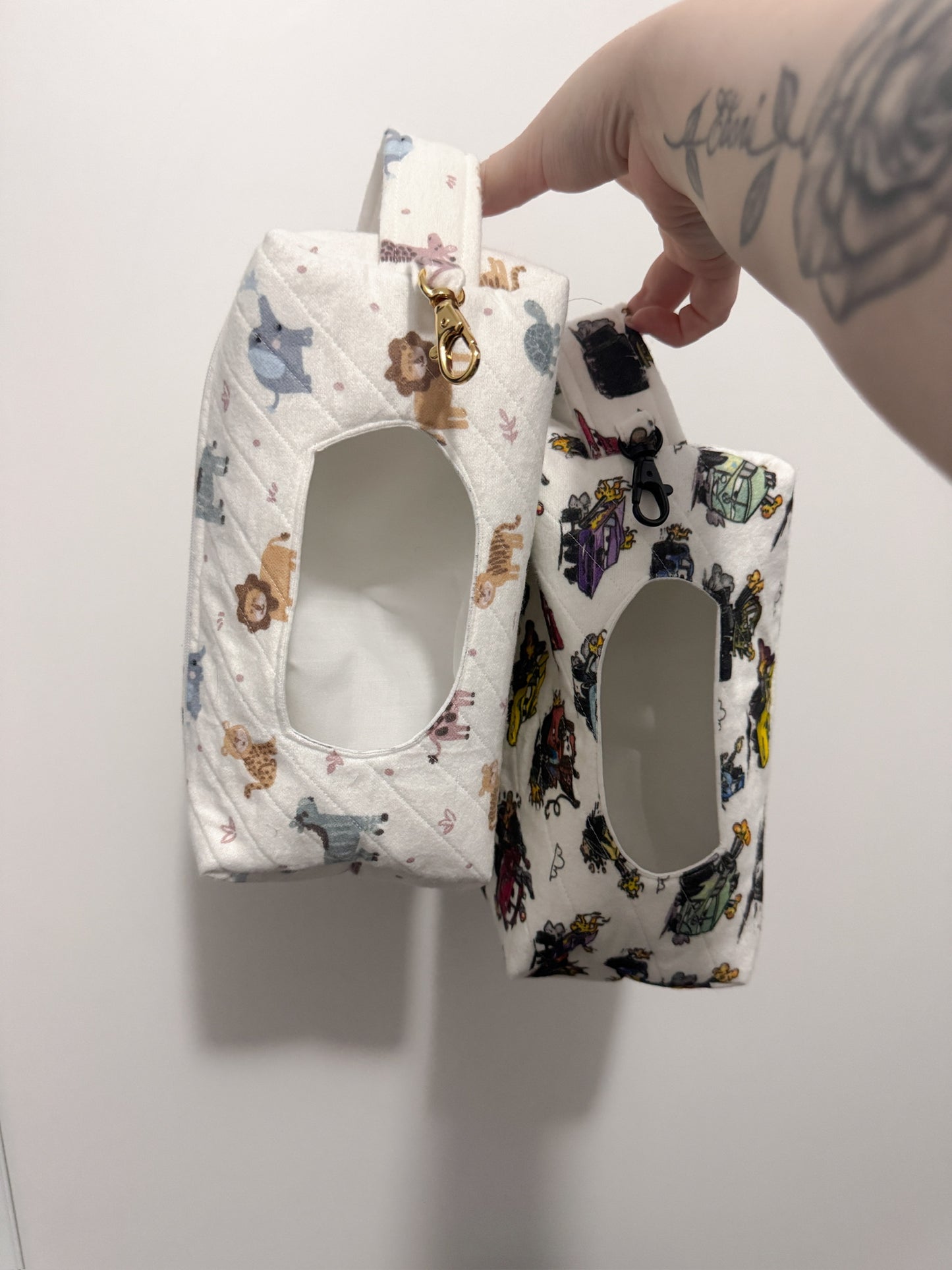 Safari Friends Print Essential Wipe Pouch