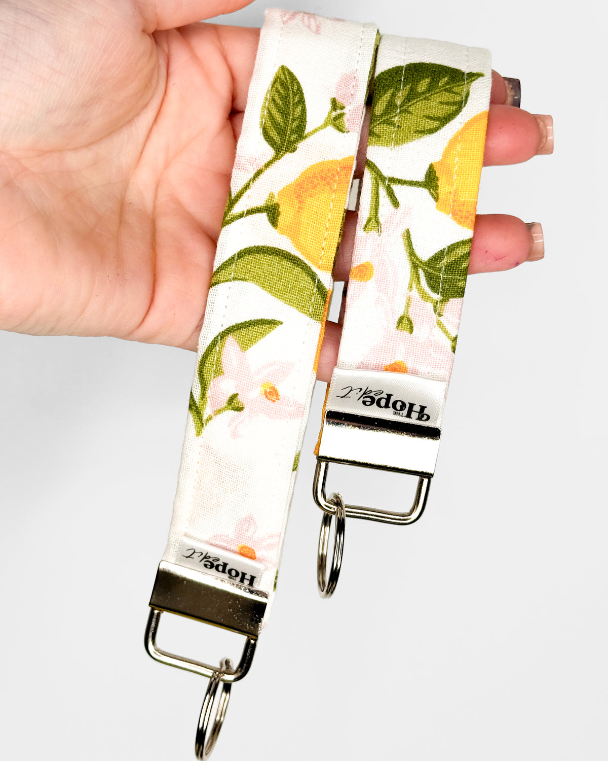 The Signature KeyFob Wristlet (Mama & Mini Sizes) – Lemon Squeeze