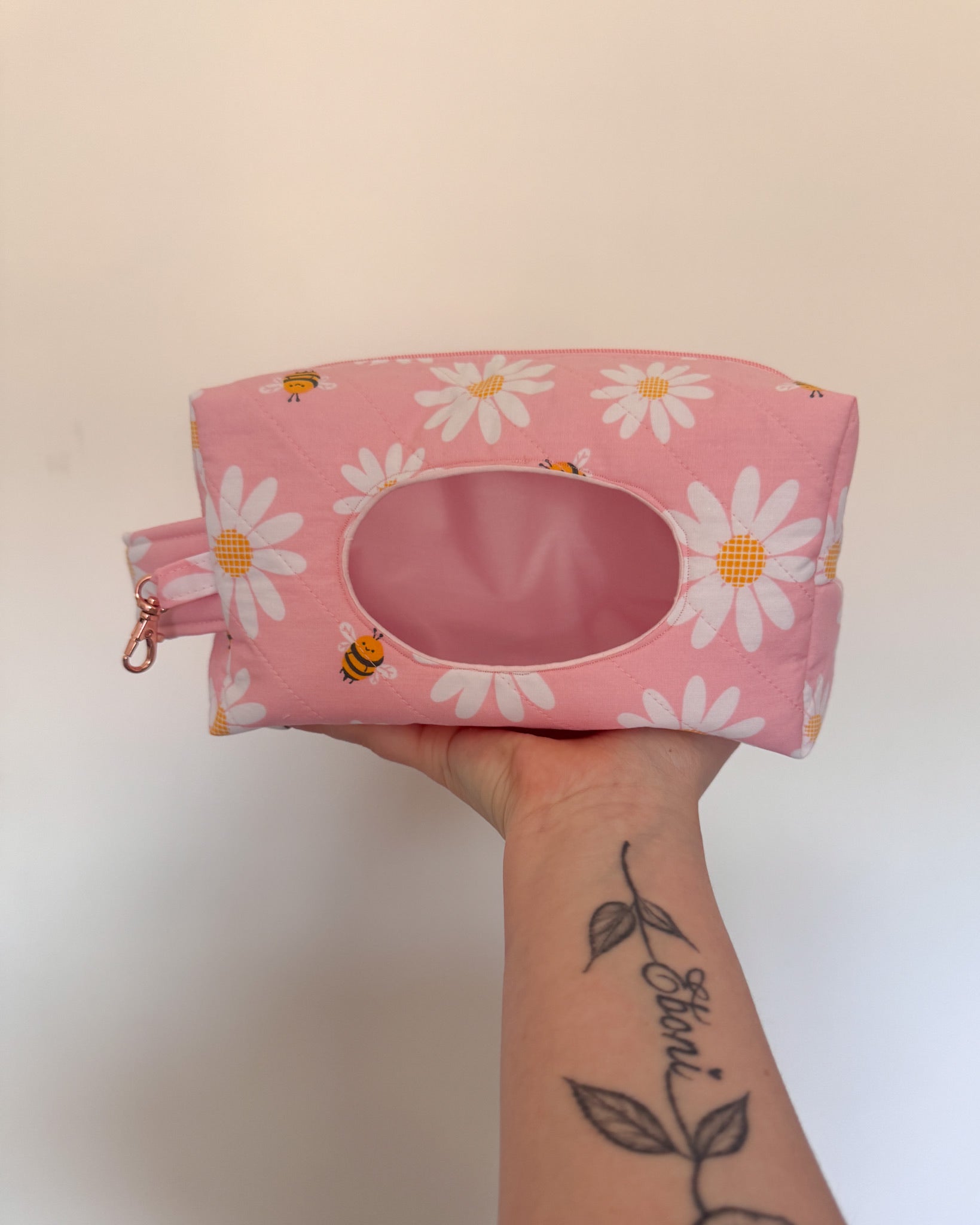 Daisy Bee’s Quilted Nappy & Wipe Pouch | Essential Baby Wipe Pouch