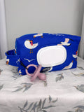 Seagulls Quilted Nappy & Wipe Pouch | Essential Baby Wipe Pouch