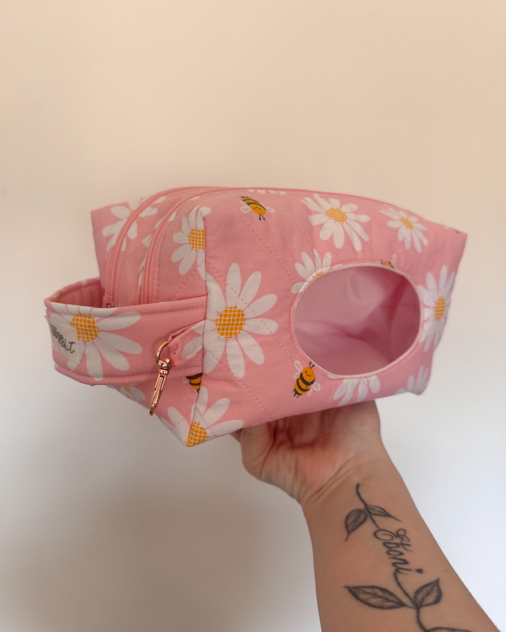 Daisy Bee’s Quilted Nappy & Wipe Pouch | Essential Baby Wipe Pouch