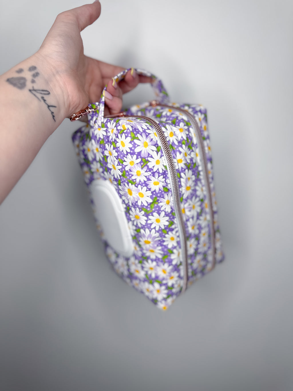 Custom made Quilted Nappy & Wipe Pouch | Essential Baby Wipe Pouch