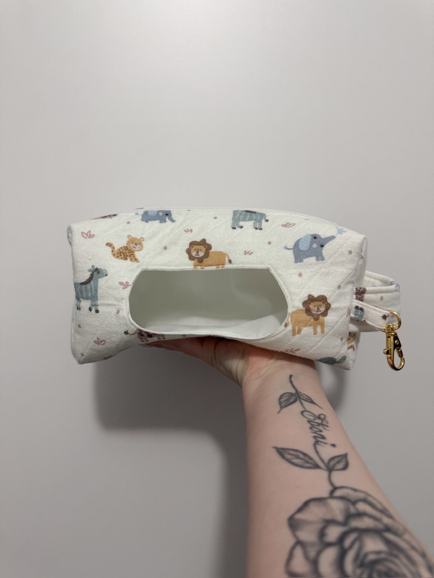 Safari Friends Print Essential Wipe Pouch