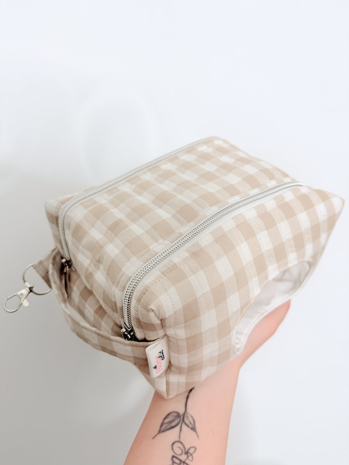 Aria Gingham - Essential Nappy Bag Organiser