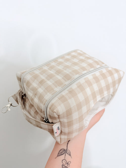 Aria Gingham - Essential Nappy Bag Organiser