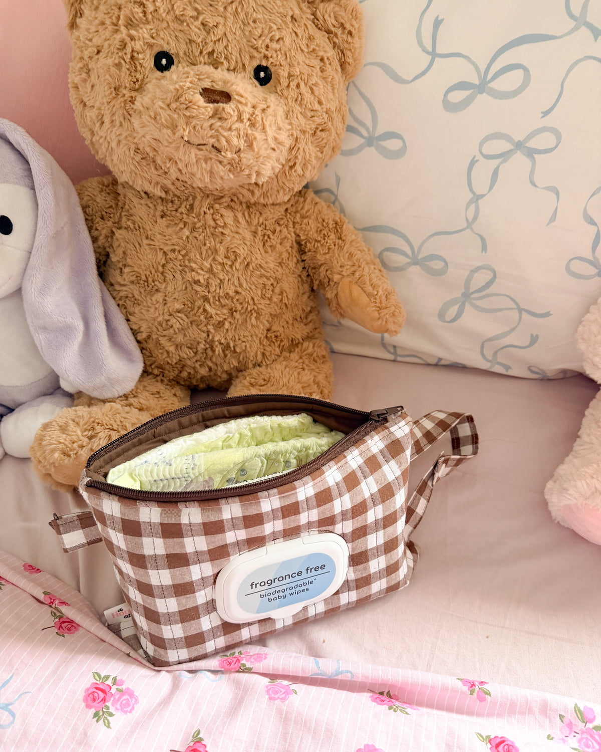 Mocha - Quick Zip Wipes Case