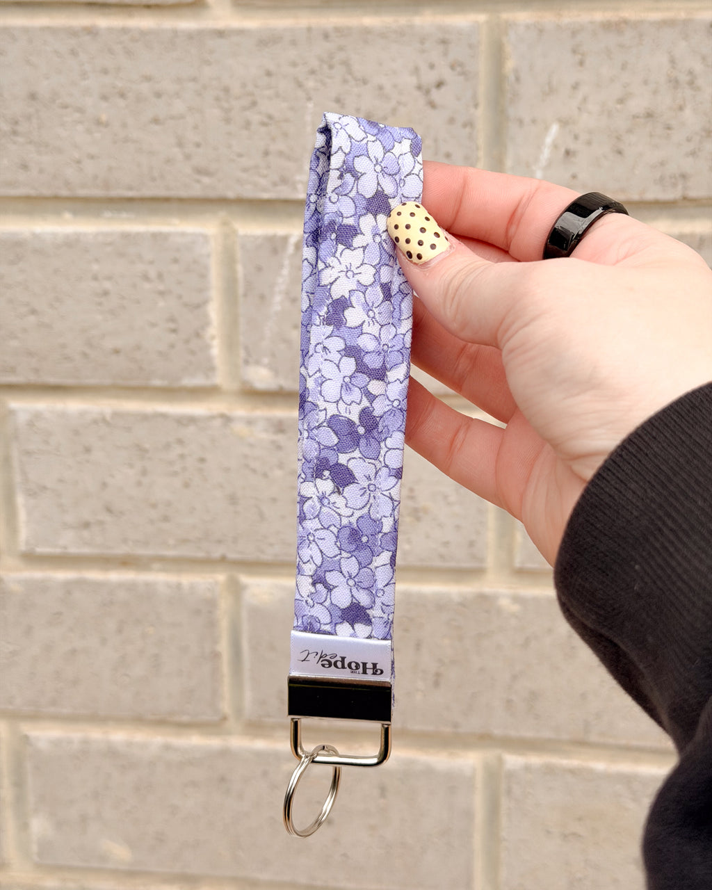 The Signature KeyFob Wristlet (Mama & Mini Sizes) – Jade Floral