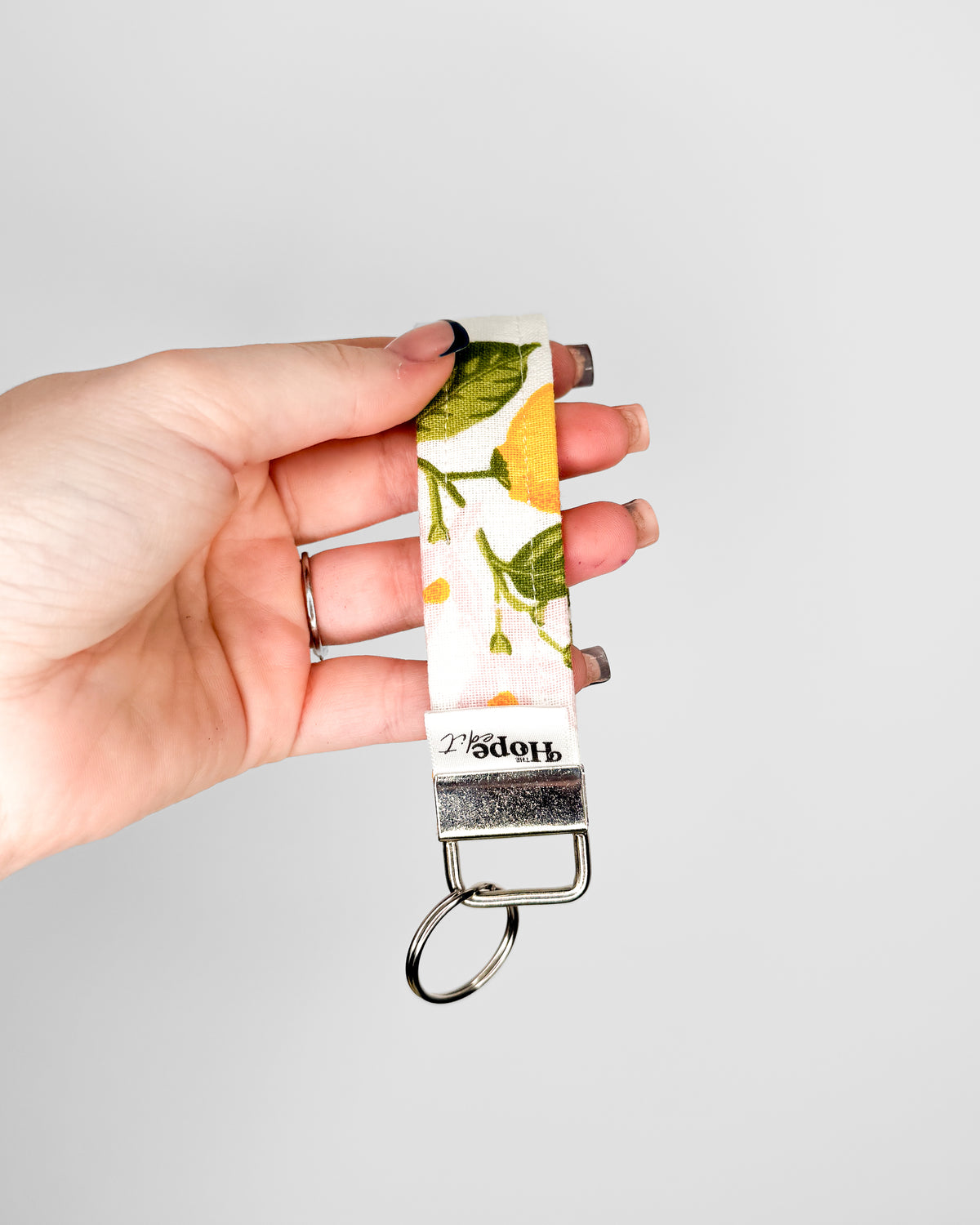 The Signature KeyFob Wristlet (Mama & Mini Sizes) – Lemon Squeeze