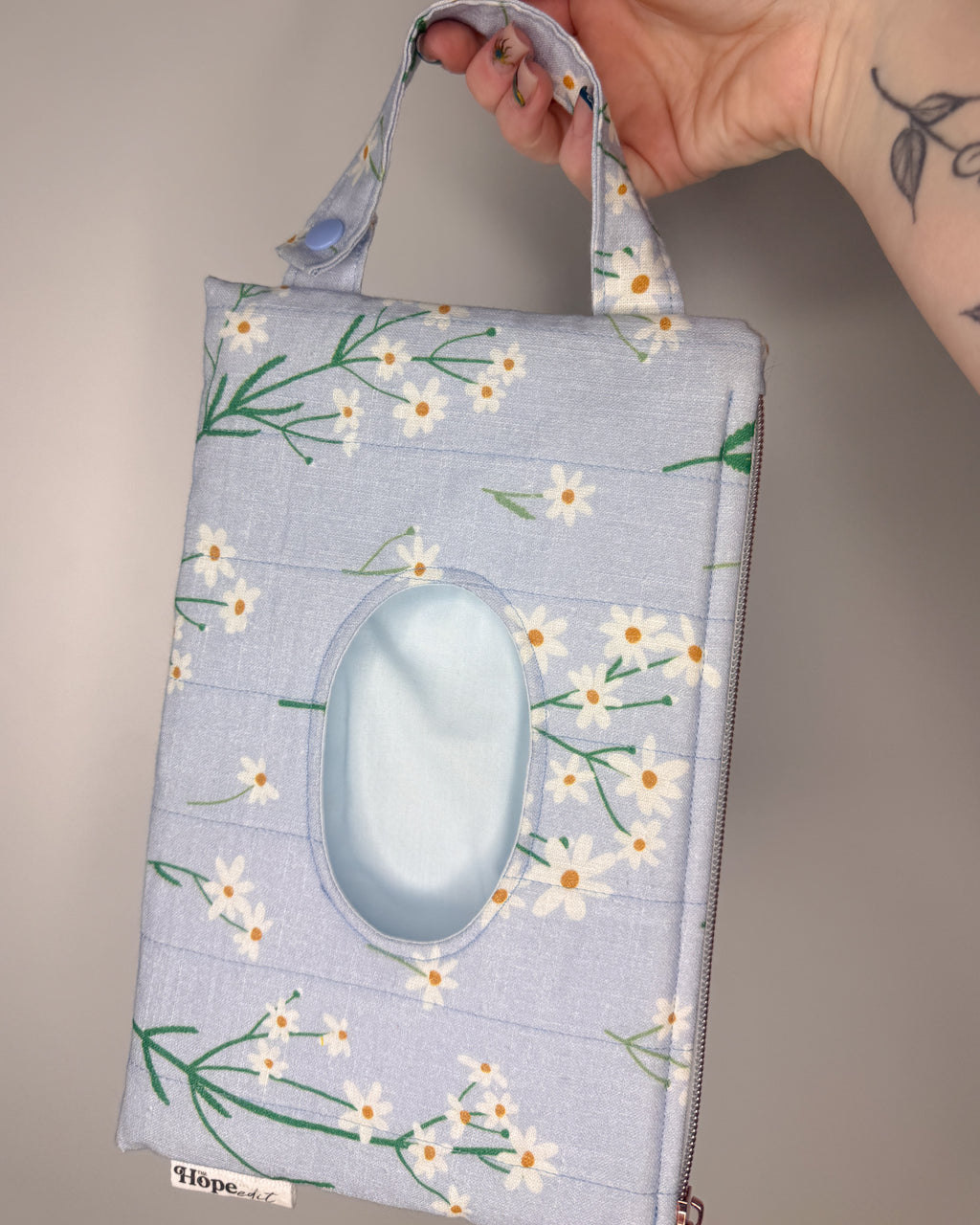 B Grade - Daisy Chain Print | Quick-Zip Wipe Case