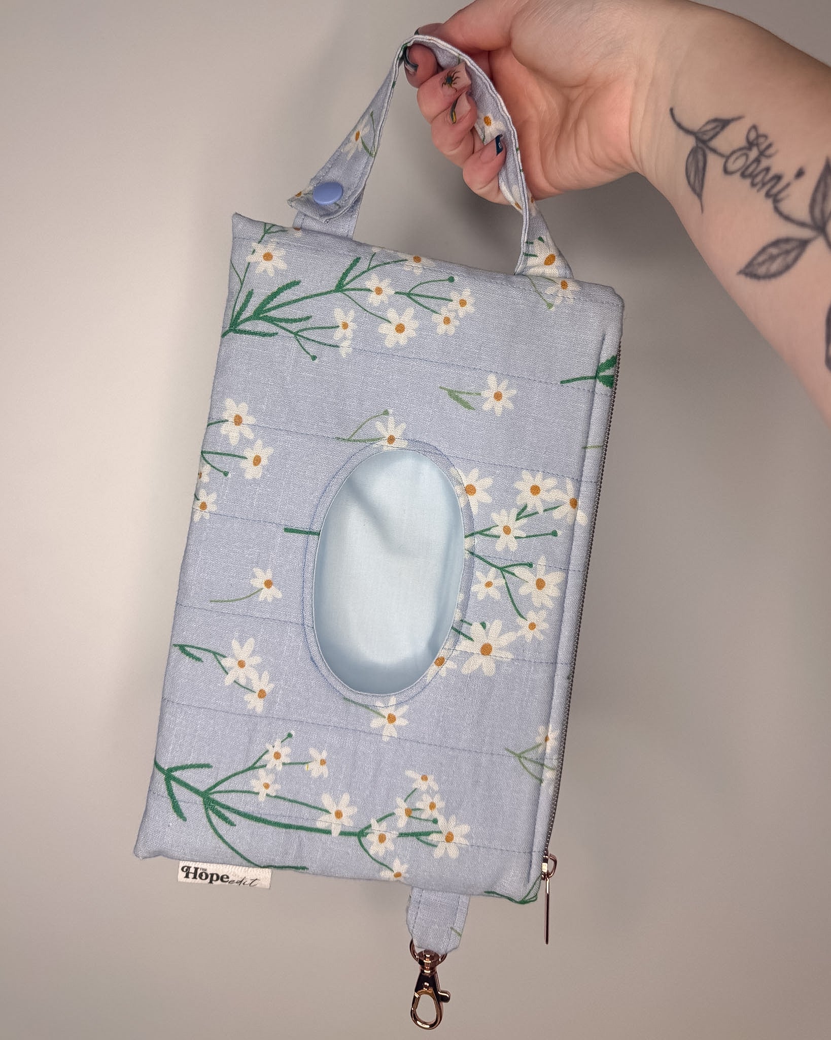 B Grade - Daisy Chain Print | Quick-Zip Wipe Case